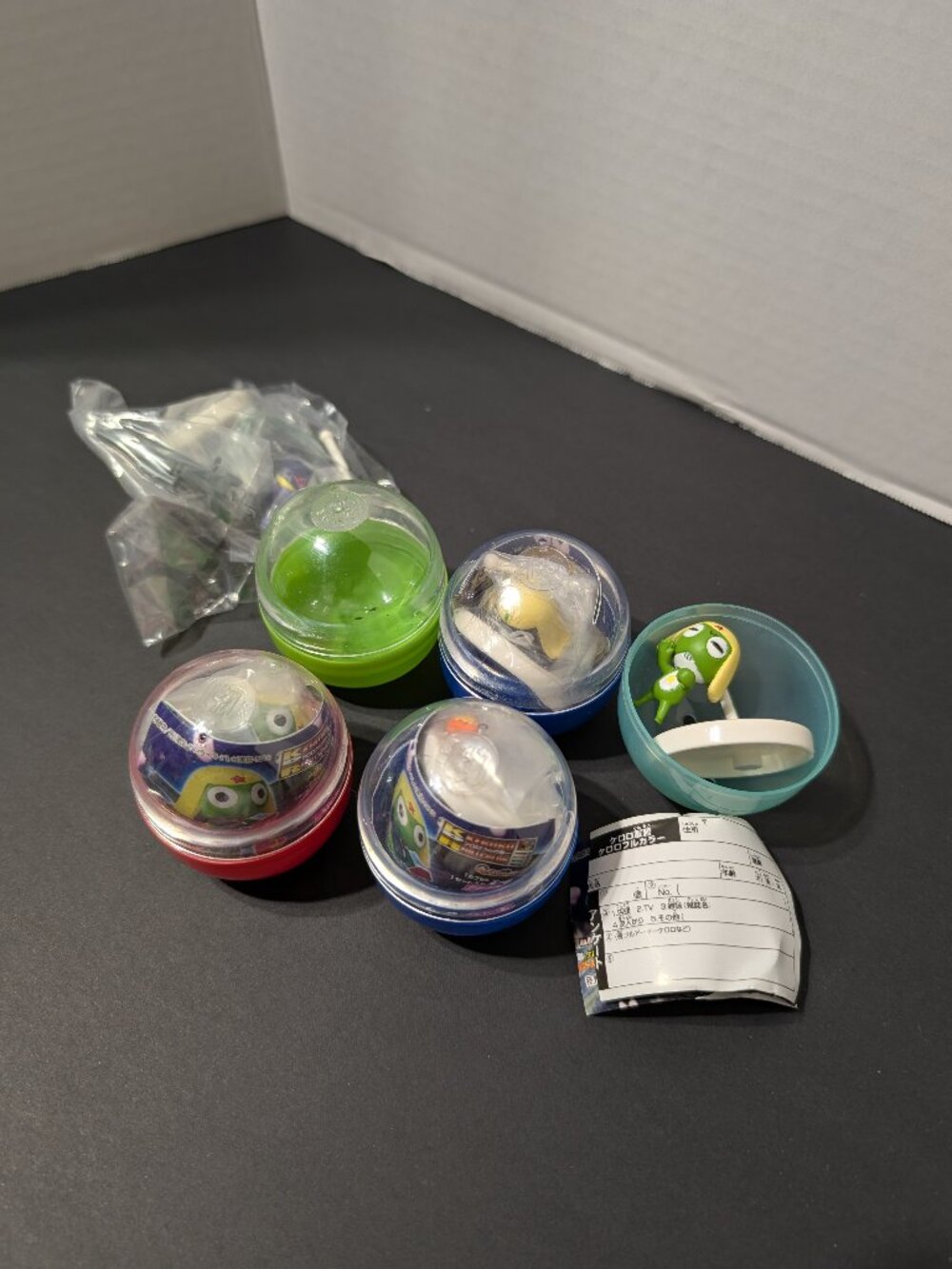 Keroro Japanese Capsule Toy Set